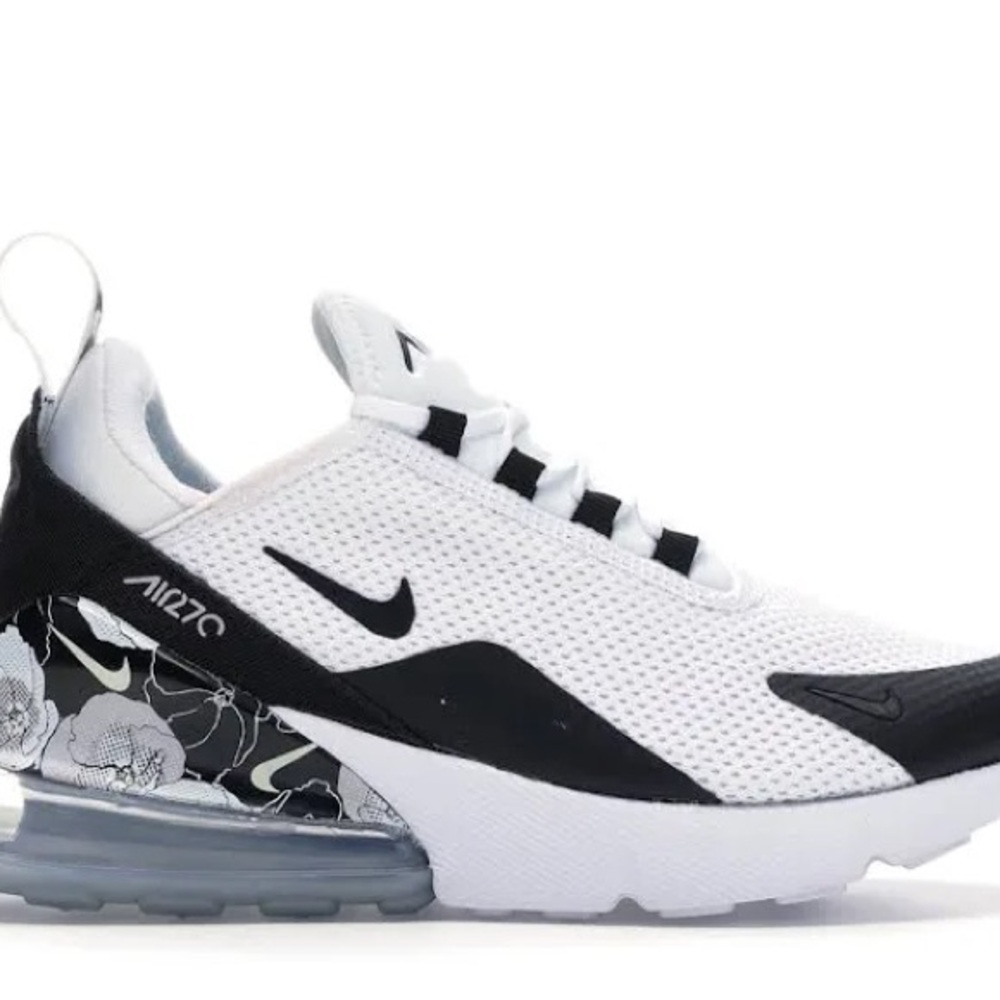 Nike Air Max 270 Floral White
Black (Women's) - AR0499-100  Size 7.5